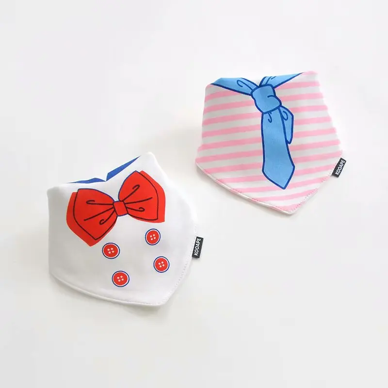 Hot-sale-2-Pcs-lot-Baby-Bibs-Bandana-Cotton-Double-Layers-Drool-Bib-Child-Boys-Girls