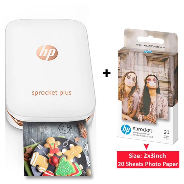 HP PLUS Sprocket Portable Photo Printer 