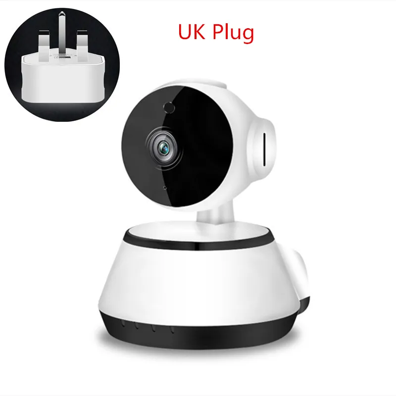 UK white HYASIA, двухсторонняя аудио-камера для видеоняни, IP камера ночного видения, WiFi камера, детская сиделка, CCTV, манекен, беспроводная домашняя камера безопасности, Bebe - Цвет: UK white
