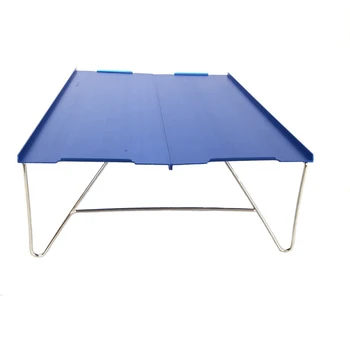 

Picnic Mini Lightweight Durable Camping Furniture Portable Outdoor Hiking Single Desk Aluminum Plate Folding Table Barbecue