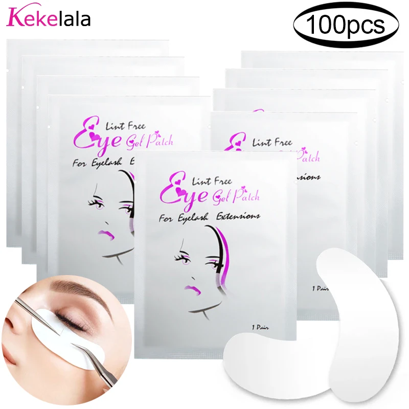 

Kekelala Eyelash Patches for False Eyelash Extension Hydrogel Water Under Eye Gel Pads 3D Fake Lashes Perm Graft Eyelashes Tools