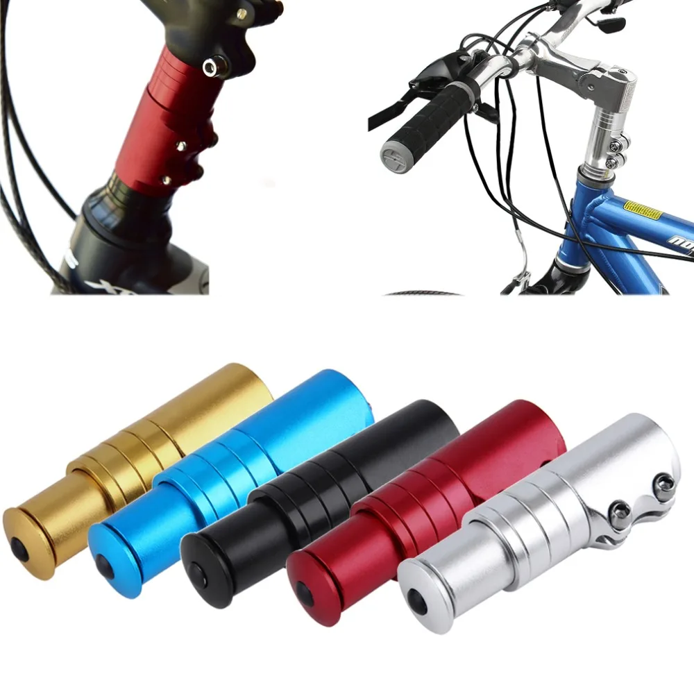 

MTB Bicycle Mountain Bike Alloy Handlebar Fork Stem Riser Bicycle Rise Up Extender HeadUp Adaptor Durabler Drop Shipping