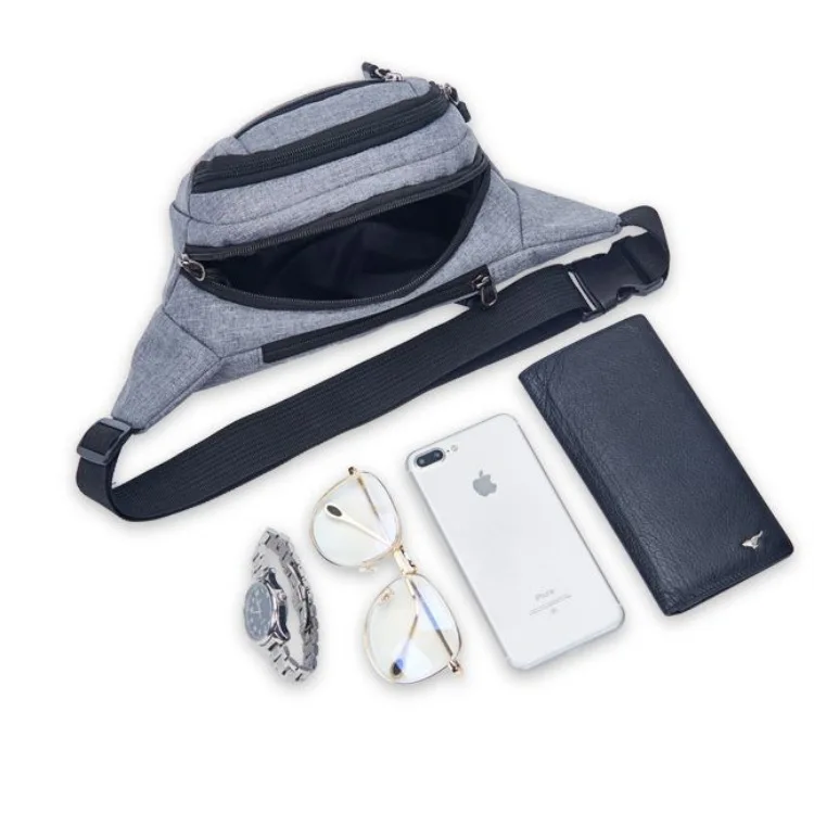 Shoulder Bag Fashion Men's Pockets Mobile Phone Cashier Bag Breathable Korean-Style Running Sports Pockets Wholesale