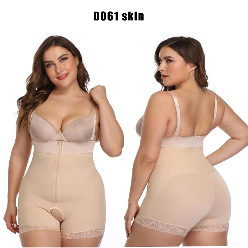 D061 skin colour Корректирующее белье для талии, Корректирующее белье для похудения, корсет для похудения Reductora Butt Lifter, моделирующий пояс, Корректирующее белье для тела, Faja для женщин - Color: D061 skin colour