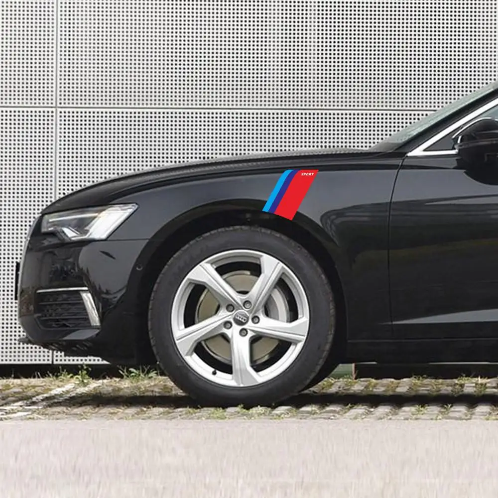 2 шт. декоративные наклейки на автомобиль для Bmw Benz Audi Vw Honda Mazda|Наклейки