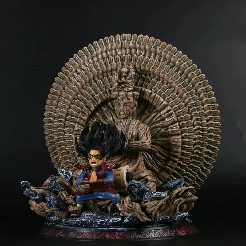 Аниме 1/8 масштаб нарисованная фигурка Наруто шодай Хокаге Битва вер. Senju Hashirama фигурка ПВХ игрушка Brinquedos 30 см