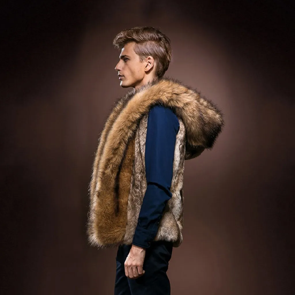 Chalecos para hombre, зимний жилет, мужской, теплый, толстый, пальто, куртка, искусственный мех, верхняя одежда, жилет, пальто, gilet homme erkek yelek abrigos