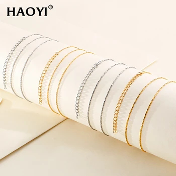 

0.8/1mm Width Fine Stainless Steel Snake Chains Necklace For Women O Chain Necklaces Ladies Party Jewelry Gifts