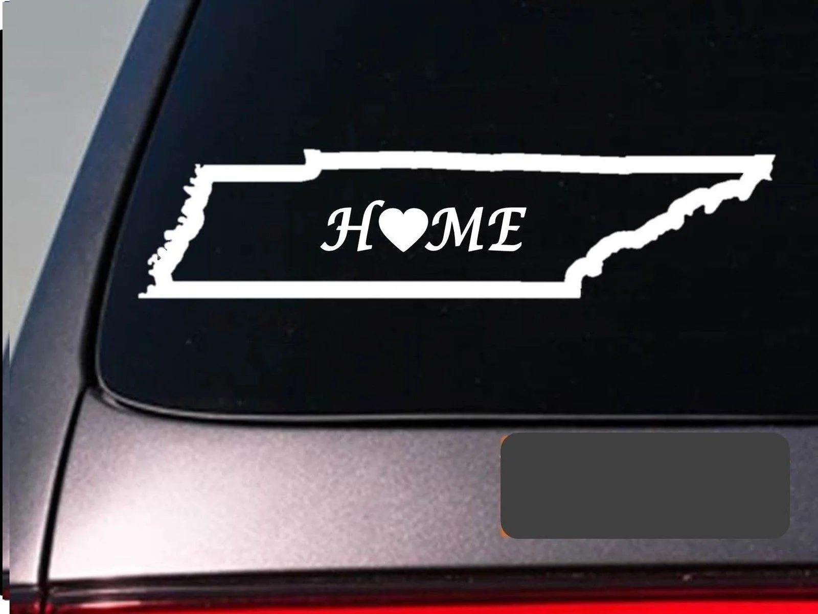 Tennessee home " наклейка контурная карта, Виниловая наклейка на окно
