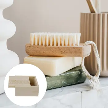 

10pcs Small Wooden Box Storage Box Soap Container Desktop Organizer for Home