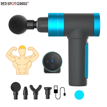 

LCD Touch Screen 6000mAh Massager Relax Therapy Fascia Gun Percussive Vibration Muscle Massager Sports Recovery Massage Gun