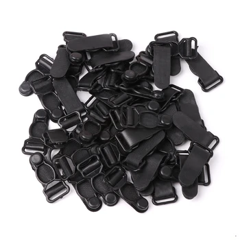 

50x Corset Leg Garter Belt Clip Hooks Suspender Ends Hosiery Stocking Grips