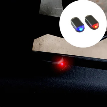 

2019 Car Solar Power Alarm Lamp Auto Accessories for Hyundai IX35 IX45 Sonata Verna Solaris Elantra Tucson Mistra IX25 I30