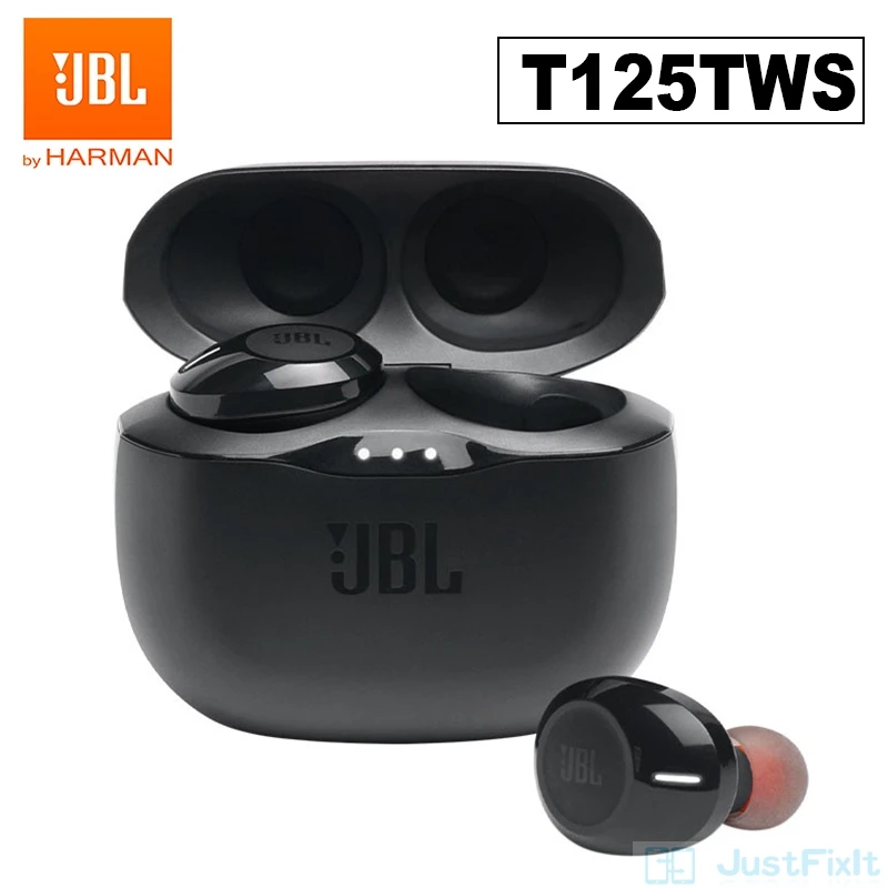 JBL TUNE 125TWS True Wireless Bluetooth 5 0 Earphones T125TWS Stereo Calls Earbuds Bass Sound Headset with Mic Charging Case