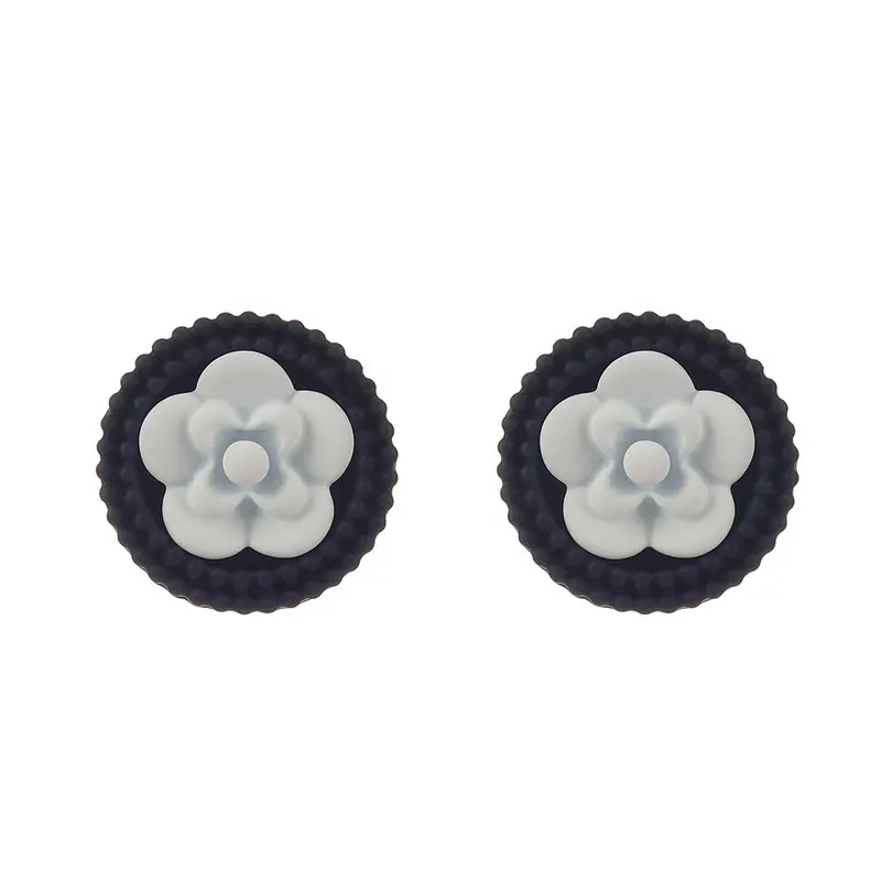 Cute small camellia earring small fragrance luxury rose flower earrings for women's party