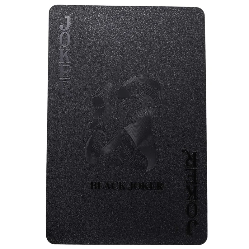 

Poker Embossed Game Collection Playing Cards Set Plastic Durable Waterproof Kids Adults Games Toys Gift Creative Fun