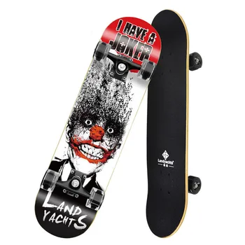 

Professional Four Wheel Skateboard Double Rocker Road Skate Adult Children 4 Wheels Skateboard Professional Maple Scooter