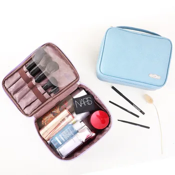 

Hand-Held Portable Cosmetic Box Multi-functional Travel Wash Bag Simple Large Capacity Waterproof Storage Makeup Bag