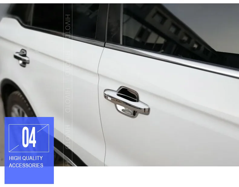 Hivotd для Geely Atlas Emgrand NL-3 Proton X70 аксессуары для автомобильных дверных ручек накладка чаши наклейки хромированный Стиль ，автотовары аксессуары для авто