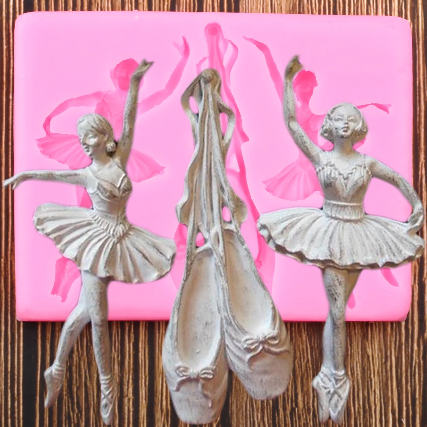 Ballet Dancer Silicone Molds Ballet Shoes Fondant Baby Birthday Cake