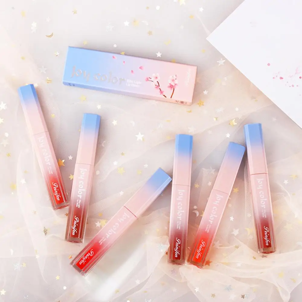 

The New Do not fade lasting moisturizing moist mouth glazed French retro red lips makeup Cosmetics