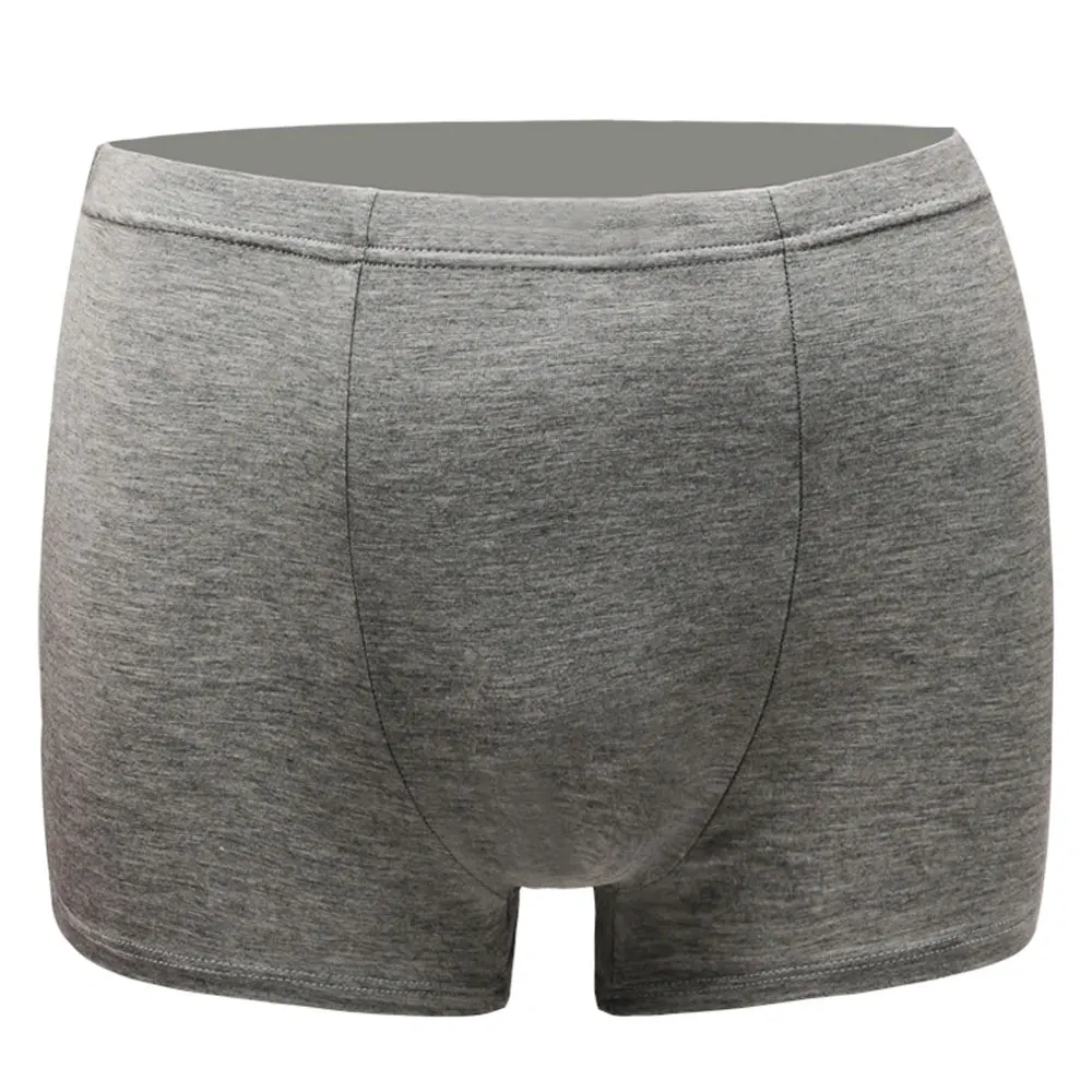 Pale Gray Горячая Распродажа, высокое качество, 5 шт./лот, модные мужские боксеры, короткие, мужское модное нижнее белье, боксеры, хлопковые и Мужские модельные трусы-боксеры, шорты MTS422 - Цвет: Pale Gray