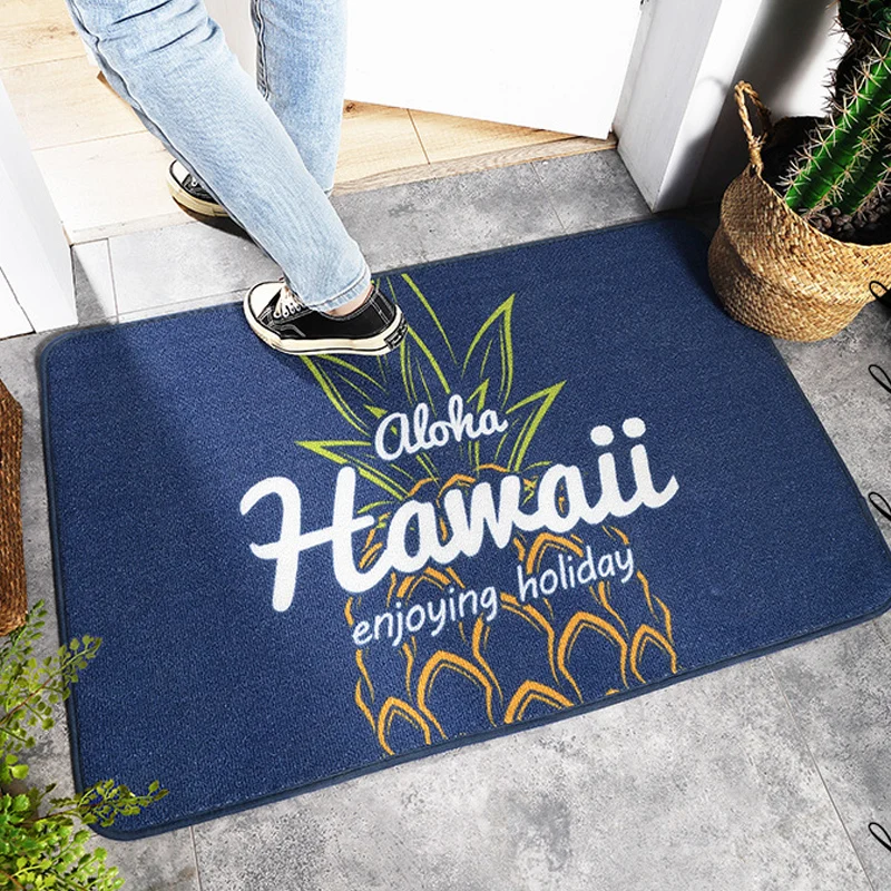 

Mat Pineapple Living Room Repeatable Bathroom Mat Floor Mat Nylon Kitchen Home Sofa Bedroom Decoration