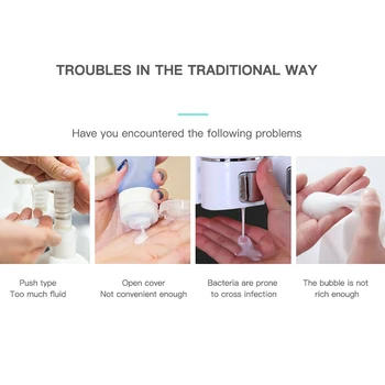 

Automatic Induction Soap Dispenser Foaming Hand Washer Sensor Touchless for Home Bathroom K888