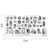 PICT YOU Christmas Nail Stamping Plates Snowflake Festival Pattern Nail Art Image Plates Stainless Steel Nail Art Plate Stencil 6