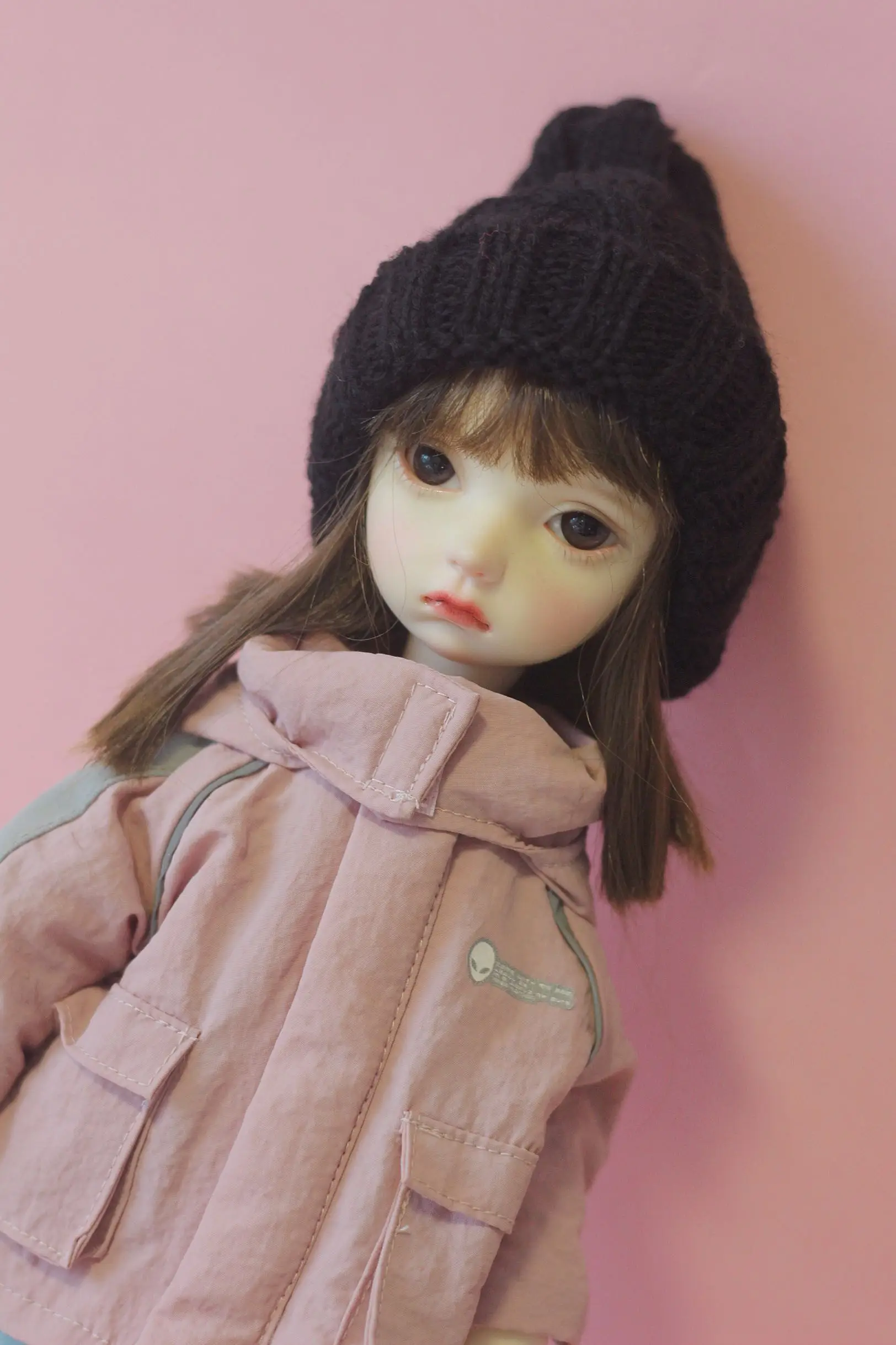 Allaosify BJD 4 точки кукла Вязаная Шерстяная Шапка кукла головной убор Джокер аксессуары