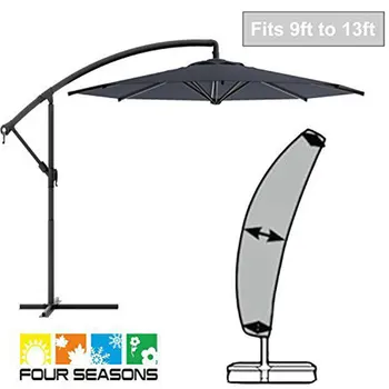 

Garden Drawstring Outdoor Universal Weatherproof Large Umbrella Anti UV Protective Parasol Cover Patio With Rod Cantilever