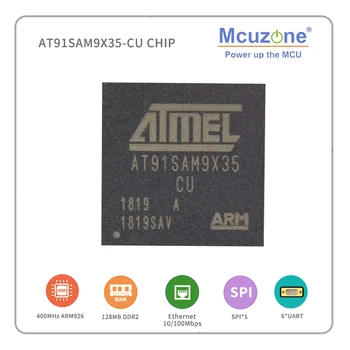 

AT91SAM9X35-CU ( ATMEL ARM9 ) CHIP 1637 CAN LCD USB RJ45 SAM9X35