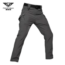 Мягкие штаны из кожи акулы, тактические штаны Archos Ix9, Мягкие штаны для улицы, Зарядные штаны Ply-17