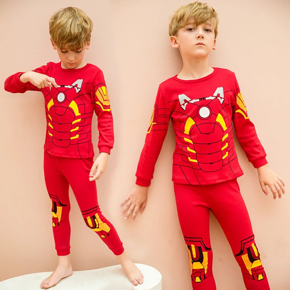 toewijzen Delegeren Fantasierijk Children's Sleepwear Clothing Sets Iron Man Spiderman Kids Cartoon Pajamas  Set Boy Spring Autumn Pyjamas Long Sleeve Sleepwear|Clothing Sets| -  AliExpress