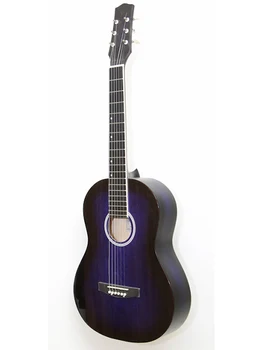 

M-313-bl acoustic guitar, blue, AMISTAR