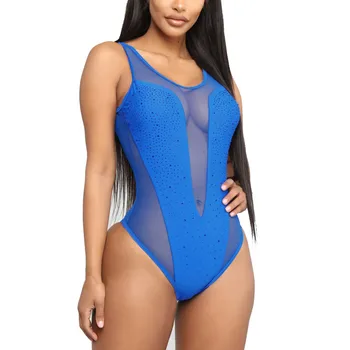 

Fashionable Transparent Sexy Women's Lingerie Onesies Bodysuit Lace Sheer Babydoll Porno Lady Jumpsuit Intimates Body Renda