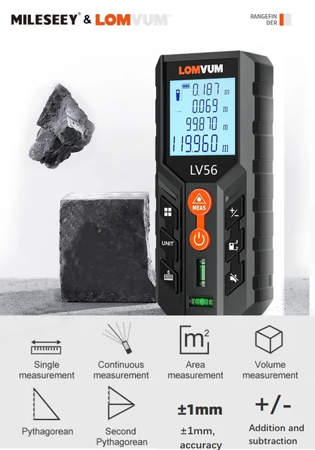Mileseey X5 лазерный дальномер medidor laser profesional laser distance meter trena laser metro laser range finder LV56