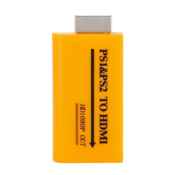 

For PS1/PS2 Video/Audio To HDMI Support HD 1080 Out Converter+48cm USB Cable For PS1 / PS2 to HDMI converter 822#2