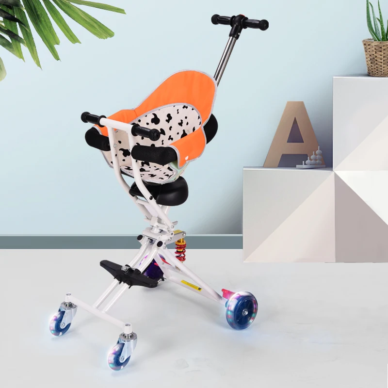 Take The Baby Out Walking Artifact Baby Children Tricycle Trolley Portable Folding Easy Kids Furniture