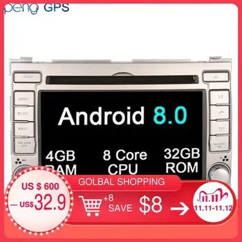

Car Stereo Multimedia Radio Android GPS for Hyundai I20 2008 2009 2010 2011 2013 4GB+32GB 8-core radio Navigation Head unit