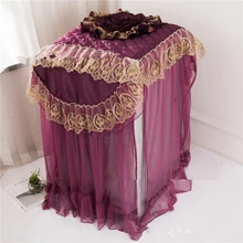 Кружевная защита от пыли, цветочный стиль, домашний декор, чехол для стиральной машины, 3 цвета, моющееся украшение, 60*60*85 см