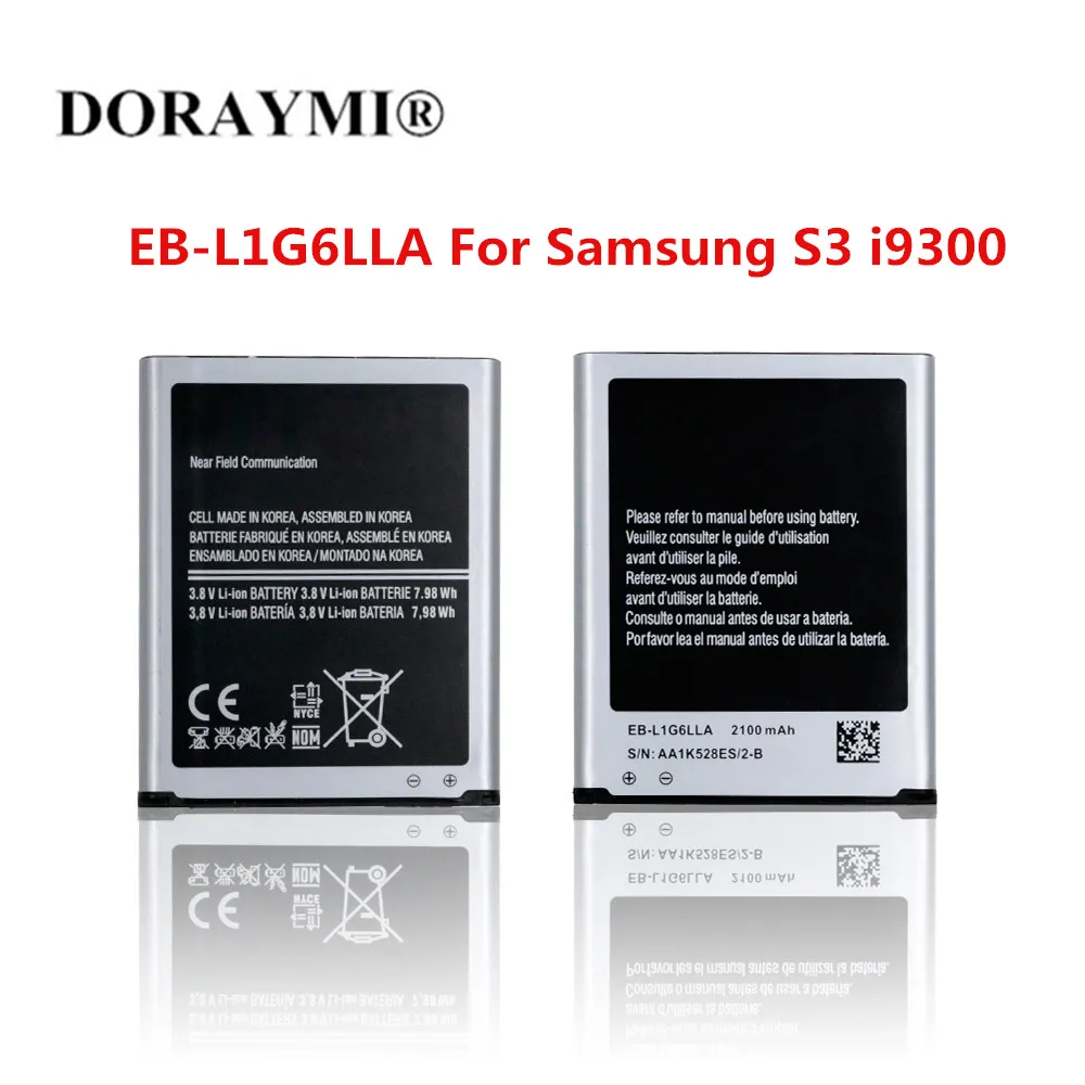 Аккумулятор EBL1G6LLA для SAMSUNG Galaxy S3 i9300 i9305 i747 i535 L710 T999 EB-L1G6LLU мА · ч | Мобильные телефоны