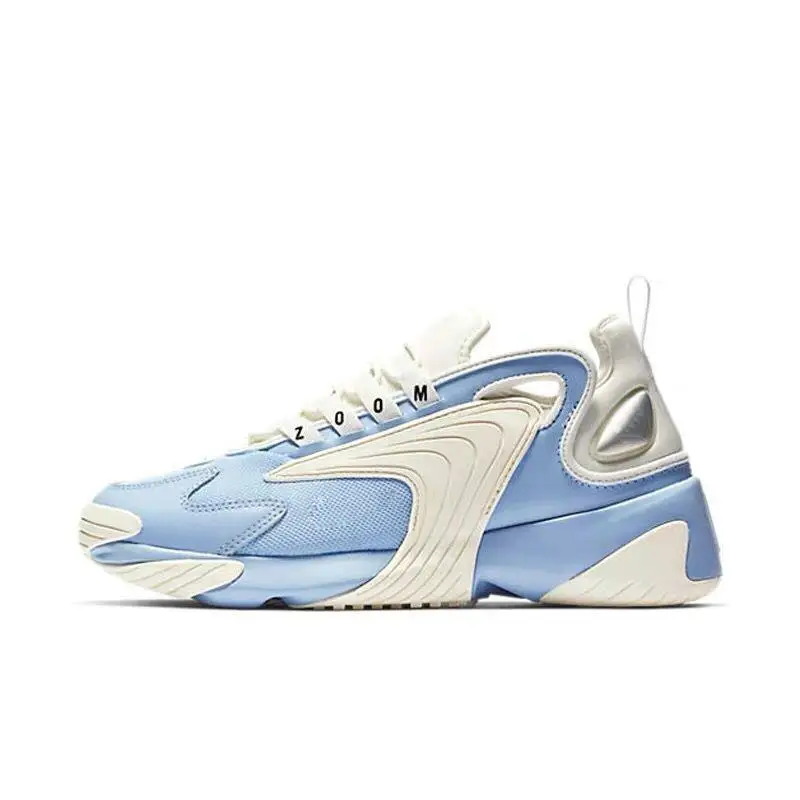 nike zoom 2000 blue and white
