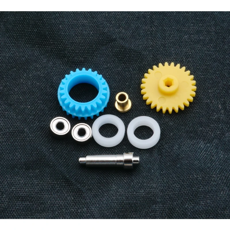 

self-made tamiya gear set for mini 4wd tamiya chassis AR S2 VS FMA hollow gear set 520 bearing set CC model