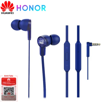 

Original Huawei Honor Earphone Honor Monster AM15 3.5mm In-Ear with Remote and Microphone Wire Control 1.2m For Honor 9 Lite