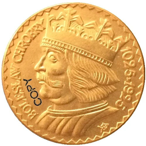 24-K Позолоченные 1925 10 Zlotych Польша копия монет | Дом и сад