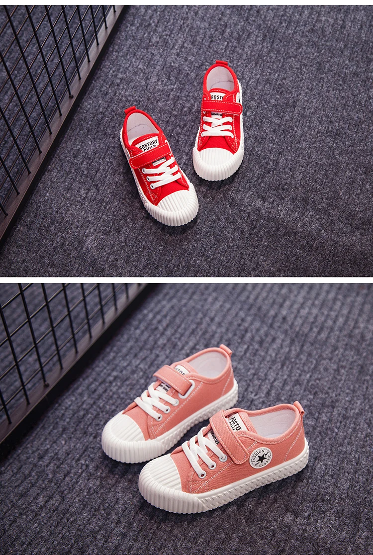 JGSHOWKITO Fashion Brand New Unisex Kids Shoes For Boys Girls Children Casual Sneakers Candy Color Sneakers Classic Running Flat