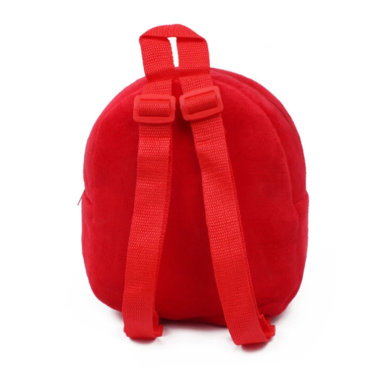 Красные плюшевые детские рюкзаки игрушки, сумка Sac Fille, сумки для девочек, сумка для маленьких девочек, сумка для детского сада, маленькие детские сумки на молнии с клубничкой