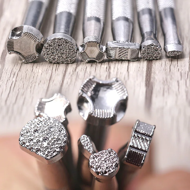 Leather Engraving Tools Leathercraft Patterns Tool Stamping Embossing Stamp Making Machine Dies Leatherwork Tooling | Инструменты