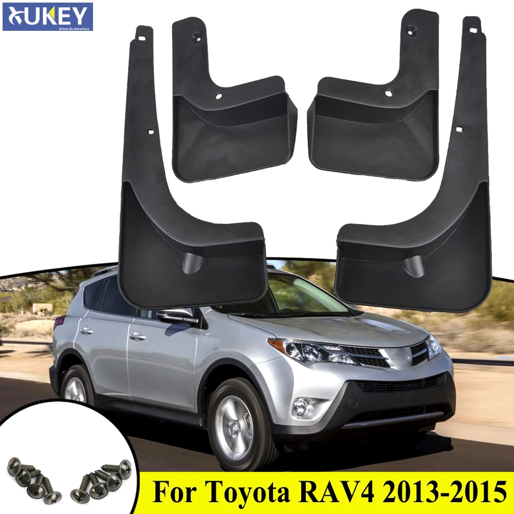 Комплект передних и задних брызговиков для Toyota RAV4 XA40 2013 2014 2015 брызговики